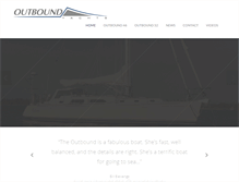 Tablet Screenshot of outboundyachts.com